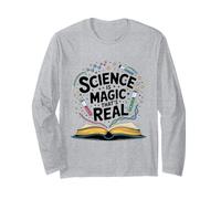 Profesor de Ciencias La Ciencia es Magia Que es Realmente Divertido Stem Manga Larga