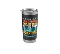 Profesor de ciencias Regalo Enseñar Biología Química Física Vaso térmico de acero inoxidable de doble pared