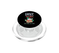Profesor de Danza Enseña Motivar Amor Inspirar Lema Escuela PopSockets PopGrip para MagSafe