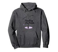Profesor de Danza enseñando en Pointe Ballet Instructor Regalo Sudadera con Capucha, Unisex para Adultos, Jaspeado Oscuro, S