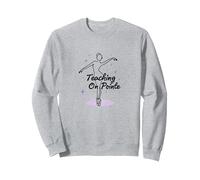 Profesor de Danza enseñando en Pointe Ballet Instructor Regalo Sudadera, Unisex para Adultos, Gris Jaspeado, XXL