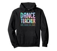 Profesor de Danza Enseñar Motivar Amor Inspirar Enseñanza Lema Sudadera con Capucha