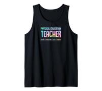 Profesor de Educación Física Enseña Motivar Amor Inspirar Camiseta sin Mangas
