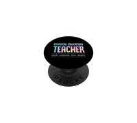 Profesor de Educación Física Enseña Motivar Amor Inspirar PopSockets PopGrip Adhesivo