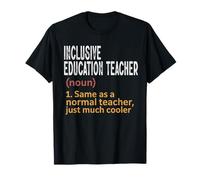 Profesor de educación inclusiva Profesor de definición Divertida Camiseta