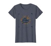 Profesor de ESL: Cambiar Vidas una Palabra a la Vez Camiseta, Mujer, Azul Jaspeado, XS