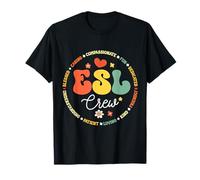 Profesor de ESL Crew Profesor de inglés como segundo idioma Camiseta
