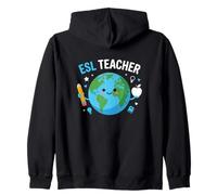 Profesor de ESL Educación lingüística Instructor de Aula Sudadera con Capucha