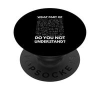 Profesor de Física Ciencias Mayor PopSockets PopGrip Adhesivo