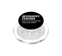 Profesor de geografía como un Maestro Normal Solo Camino más Fresco PopSockets PopGrip para MagSafe