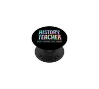 Profesor de Historia Enseñar Motivar Amor Inspirar Enseñanza Lema PopSockets PopGrip Adhesivo
