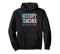 Profesor de Historia Enseñar Motivar Amor Inspirar Enseñanza Lema Sudadera con Capucha