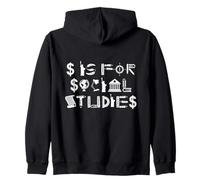 Profesor de Historia Equipo S es para Profesor de Estudios Soci Sudadera con Capucha