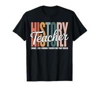 Profesor de Historia Social Divertido Definir Maestros Groovy Camiseta