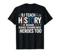 Profesor de Historia Social Gracioso Porque Maestros Camiseta