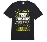 Profesor de Historia y Tú es tu Superpoder Comfort Colors Adult Heavyweight T-Shirt