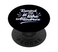 Profesor de humor divertido recordarme hombres mujeres PopSockets PopGrip Adhesivo