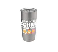 Profesor de Inglés ELA Life Quiero ser una Policía Gramática Schwa Vaso térmico de acero inoxidable de doble pared