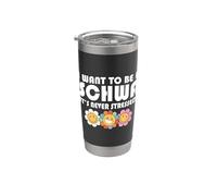 Profesor de Inglés ELA Life Quiero ser una Policía Gramática Schwa Vaso térmico de acero inoxidable de doble pared
