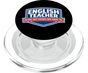 Profesor de inglés Porque los Profesores de matemáticas Necesitan héroes Demasiado Divertidos PopSockets PopGrip para MagSafe