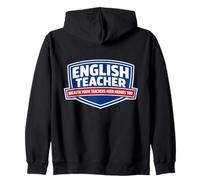 Profesor de inglés Porque los Profesores de matemáticas Necesitan héroes Demasiado Divertidos Sudadera con Capucha