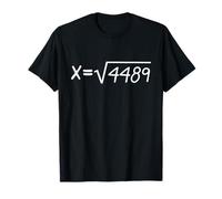 Profesor de matemáticas 67 Meme Square Root 4489 Adolescente Seis Siete Argot Camiseta