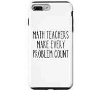 Profesor de Matemáticas Educación Divertida Resolución de Problemas Cita Profesor Carcasa para iPhone 7 Plus/8 Plus