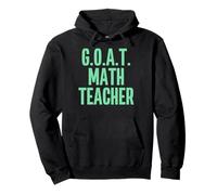 Profesor de matemáticas Goat El Mejor de Todos los Tiempos Divertido Sudadera con Capucha