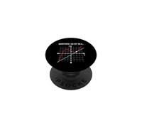 Profesor de matemáticas I Go Off on a Tangent, Divertido diseño de Humor matemático PopSockets PopGrip Adhesivo