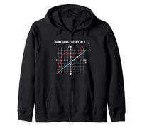 Profesor de matemáticas I Go Off on a Tangent, Divertido diseño de Humor matemático Sudadera con Capucha
