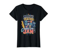 Profesor de matemáticas Las matemáticas Son mi Cita Camiseta gráfica económica, Mujer, Negro, M