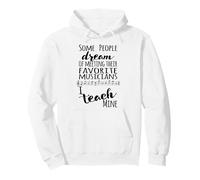 Profesor de música Algunas Personas sueñan con músicos Que enseño el mío Negro Sudadera con Capucha