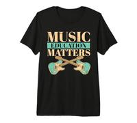 Profesor de Música Cita Músico Educación Musical Asuntos Camiseta Premium