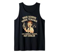 Profesor de música de secundaria divertida Camiseta sin Mangas