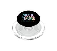 Profesor de Música Enseñar Motivar Amor Inspirar Enseñanza Lema PopSockets PopGrip para MagSafe