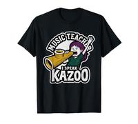 Profesor de Música I Speak Kazoo Funny Classroom Humor Camiseta gráfica económica