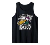 Profesor de Música I Speak Kazoo Funny Classroom Humor Camiseta sin Mangas