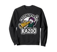 Profesor de Música I Speak Kazoo Funny Classroom Humor Sudadera