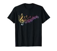 Profesor De Música Músico Notas Musicales Clave Camiseta