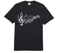 Profesor De Música Músico Notas Musicales Clave Comfort Colors Adult Heavyweight T-Shirt