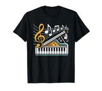 Profesor De Piano Melodía En El Corazón Teclas Pasión por Camiseta