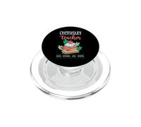 Profesor de química Enseña Motivar Amor Inspirar Lema Escolar PopSockets PopGrip para MagSafe