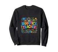 Profesor de robótica Stem Ingeniería Codificación Educación Diseño Sudadera