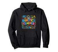 Profesor de robótica Stem Ingeniería Codificación Educación Diseño Sudadera con Capucha