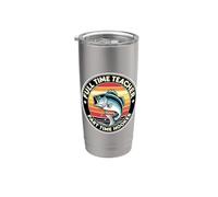 Profesor De Tiempo Completo Tiempo Parcial Hooker Divertido Fisher Pesca Vaso térmico de acero inoxidable de doble pared