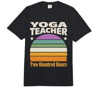 Profesor de Yoga Retro doscientas Horas Puesta de Sol Comfort Colors Adult Heavyweight T-Shirt
