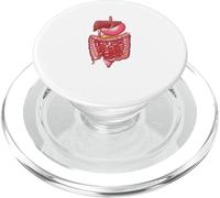Profesor Divertido de la biología anatómica de la anatomía del Sistema digestivo PopSockets PopGrip para MagSafe