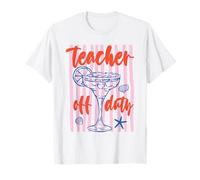 Profesor Fuera de Servicio Divertido Verano Vacaciones Profesora Margarita Camiseta