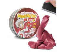 Profesor Gauss ™ Magnetic Putty With Skittle Magnet Para Niños, Niño, Niña, Ciencia, Aprendizaje Y Diversión - Pink Goo