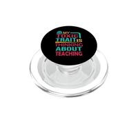 Profesor Gracioso Mi rasgo tóxico es Pensar en enseñar PopSockets PopGrip para MagSafe